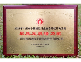 最具发展潜力奖